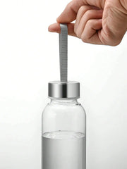 1 PC 600ML Transparent Water Bottle with Carrying Strap, Daily Direct Drinking Cup detail view