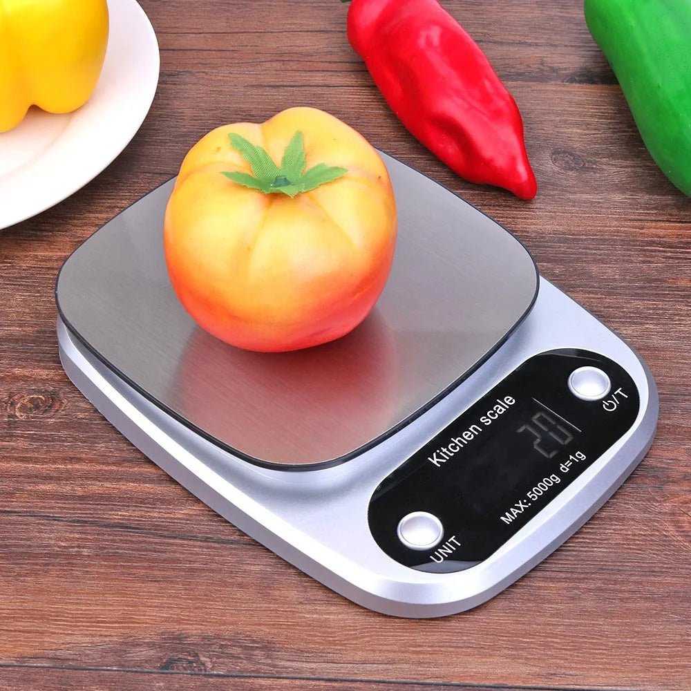 High Precision Kitchen Scale 3kg/5kg/10kg | Multifunctional LCD Food and Jewelry Scale