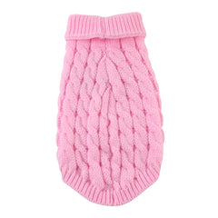 Classic Solid Chihuahua Puppy Dog Sweater for Small Dogs Winter Warm Pet Clothes Yorkshi detail view