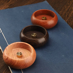 Wooden Incense Holder Ash Catcher | Bowl Shape Incense Burner alternate view