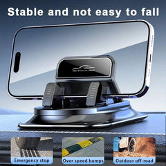 Car Phone Mount Silicone Dashboard Holder 360-Degree Rotation Navigation alternate view