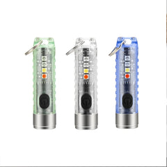 Mini EDC LED Flashlight | Portable Keychain Light with Magnetic Base and UV Lamp alternate view