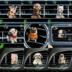 Acrylic Car Vent Clip Aromatherapy Air Freshener Holder 2D Decorative Air Conditioning Vents Accesso