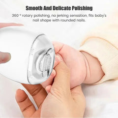 2 IN 1 Electric Nail Clipper Cutter With LED Light Automatic Nail Grinder Trimmer For Baby Adult Min