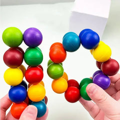 3D Puzzle Fidget Ball | Endless Twist and Turn Stress Relief Desk Sculpture close-up view