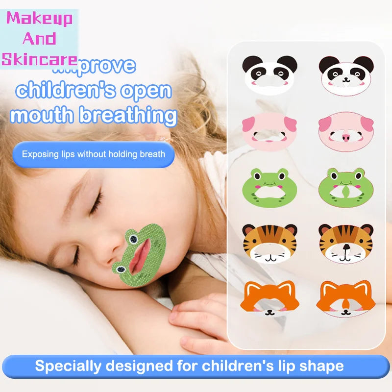 Children Anti-Snoring Stickers | 30-Pack Mouth Breathing Correction Patches for Kids