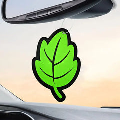 Leaf Shape Hanging Car Air Freshener Tea Paper Scented Tablets
