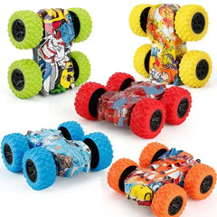 Children's Toy Car, Fun Double-Sided Car, Inertial Safety, Anti-Collision and Anti-Fall, Children's Anti-Fall Model, Sliding Off-Road Vehicle