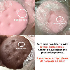 Squishy Simulated Cake Squeeze Toy | Stress Relief Slow Rising Sensory Fidget for Anxi close-up view