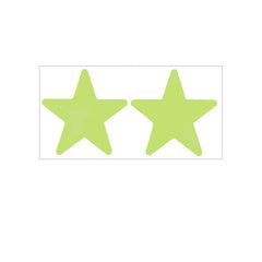 Glow In The Dark 3D Stars Moon Wall Stickers | Creative Luminous Room Decor close-up view
