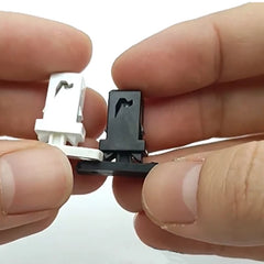 10-20PCS Garbage Bin Plastic Switch Door Lock Self-locking Press Type Spring Lock Buck close-up view