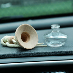 6ML Glass Essential Oil Diffuser Bottle With Wooden Caps