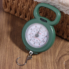 Portable Hanging Spring Scale 10kg | Mini Fishing and Luggage Weigher close-up view