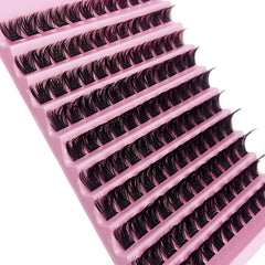 Fluffy Volume Lash Clusters 120pcs D Curl Individual Lashes Thick DIY Eyelash Extensi alternate view