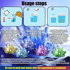 Science education toys, crystal growth and planting, educational puzzle toys, DIY crysta detail view