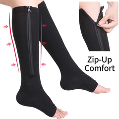 Vein Stretch Socks Women Men High Elasticity Pressure Long Cycling Socks Leg Support detail view