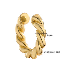 HECHENG,Fashion Ear Cuffs Without Piercing Ear Clip Earrings Non-Piercing Fake Cartil alternate view