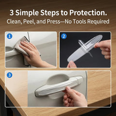 Car Door Protection Strip, Anti-Scratch Anti-Collision Silicone Edge Guard, Self-Adhesive Door Edge Protection