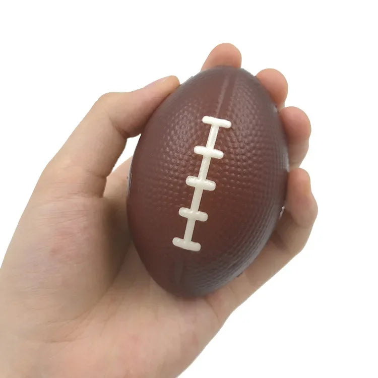 Mini PU Stress Relief Football | Soft Squeeze Ball for Kids and Adults