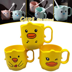 Cartoon Plastic Cup Lightweight And Cute Shatter-Proof Kids Drinking Mug Cup Portable Fo detail view