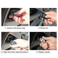 Tire Gauge Digital With LCD Display Car Tire Air Pressure Tester Meter Auto Car Motorcyc detail view
