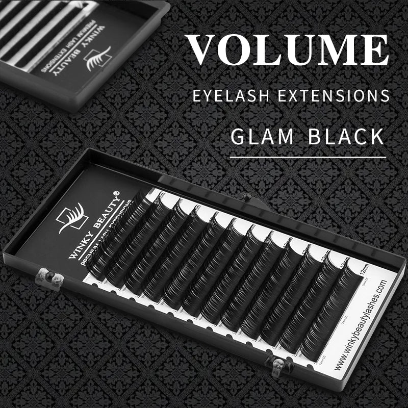 Winky Beauty Individual Eyelash Extensions | Soft Faux Mink Lashes for Volume