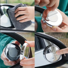Wide-Angle Blind Spot Mirrors Adjustable Pair | Reversing Rearview detail view