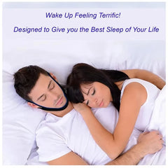 Adjustable Anti-Snoring Chin Strap | Sleep Aid for Men and Women close-up view