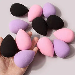 12Pcs Multicolor Makeup Sponge Blender Set | Soft Foundation Cosmetic Puff Kit detail view