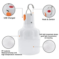 60W Rechargeable LED Camping Lantern | USB Emergency Light alternate view