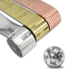 Disco Ball DIY Glass Mirror Stickers | Self-Adhesive Home Wall Decor