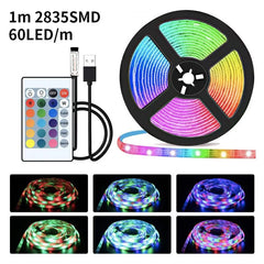 1m USB LED Strip Lights | RGB TV Backlight with Remote