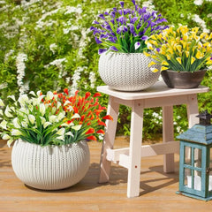 Home Room Garden Wedding Decora Outdoor Vase Flower Arrangement close-up view