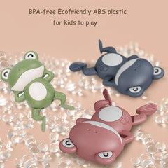 New Bath Toys for Toddlers Chain Clockwork Swim Backstroke Little Frog Baby Bathe Cute A detail view