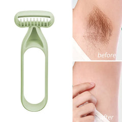 Non-Sensory Armpit Hair Razor, Leg Hair and Armpit Hair Razor, Macro Blade for Gentle close-up view