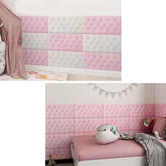 Anti-collision Foam Wallpaper Bedside Sticker | Self-adhesive Soft 3D Wall Padding for C detail view