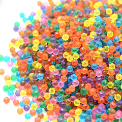 300PCS/Set Jewel Beads 3D Puzzle Toys for Children 6 Colors Refill Pack Water Sticky Beads Jigsaw Pu