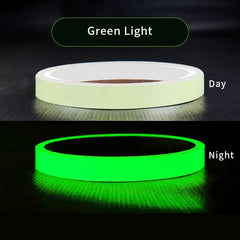 Glow-in-the-dark Tape | Self-adhesive Luminous Safety Warning Tape close-up view