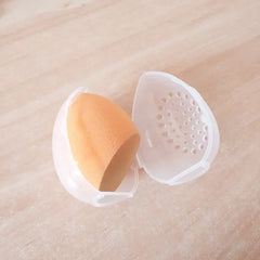 Makeup Sponge Storage Case Makeup Sponge Puff Holder Stand Empty Cosmetic Egg Shaped Rac detail view