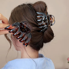 New Design Top Grade Pumpkin Hair Claw Clip For Women Sweet Hair Ornament Back Long H alternate view