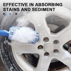 Plush Car Wheel Hub Brush Tire Rim Cleaning Tool alternate view
