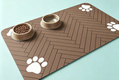 1pc Pet Stain-Resistant, Easy-To-Wash, Splash-Proof Mat alternate view