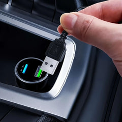 3M USB Blue LED Car Interior Atmosphere Light Strip | Flexible EL Cool Neon Light for close-up view