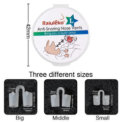 Anti Snoring Nasal Dilator | Nose Clip for Silent Sleep Aid close-up view