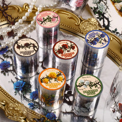 Floral Theme Decorative Adhesive Tapes | Scrapbooking and Craft Stickers alternate view