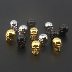 4Pcs Skull Valve Caps ABS Car Wheel Plugs for Alloy Wheels