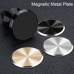 Thin Metal Plate Disk For Magnetic Car Phone Holder Iron Sheet Sticker Disk For Magnet close-up view