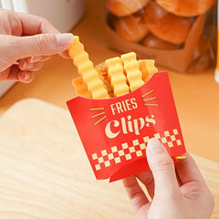 12 Piece Set of Potato Chip Shaped Sealing Clips and Snack Storage Boxes for Kitchen Pre detail view