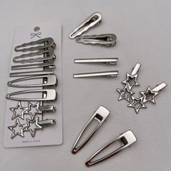 Women Metal Y2K Hair Clips Exquisite Duckbill Clip Girls Hairpins Side Bangs Barrettes H detail view