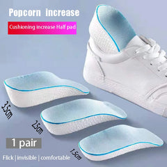 1 Pair of Halloween Decorations 1.5/2.5/3.5 cm Arch Support Height Increase Insole Elastic Lift Men'